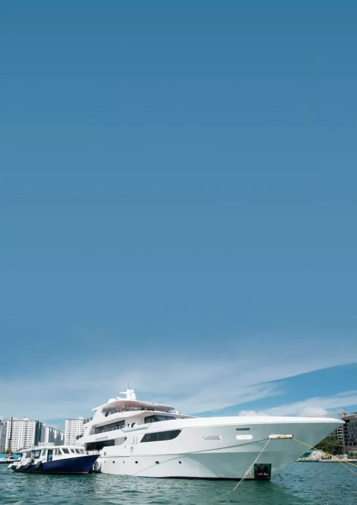 New Maldives Master liveaboard anchored in the Maldives