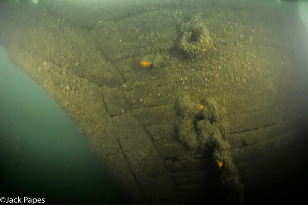 Clough & Carruthers: Divers nail two more Lakes wrecks 1 Hull of the Clough (Jack Papes / CLUE)