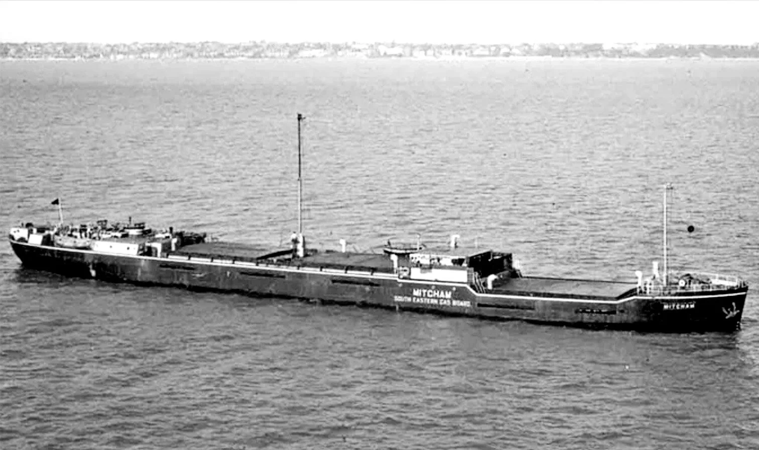 Tutoya in her earlier days as the Mitcham (Shipwrecks In Brazil)