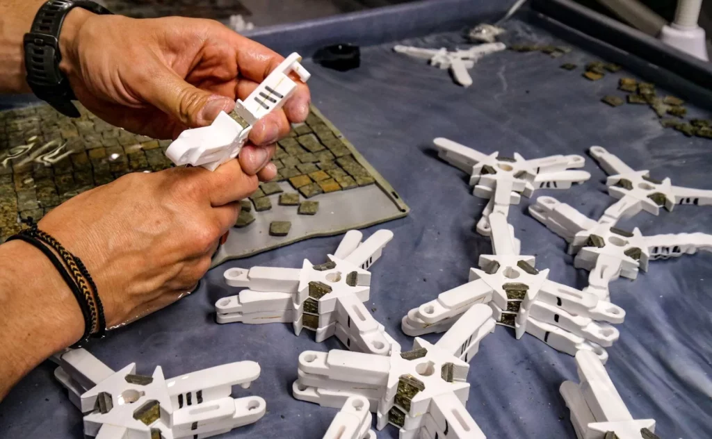 Coral restoration by hand (Australian Institute of Marine Science)