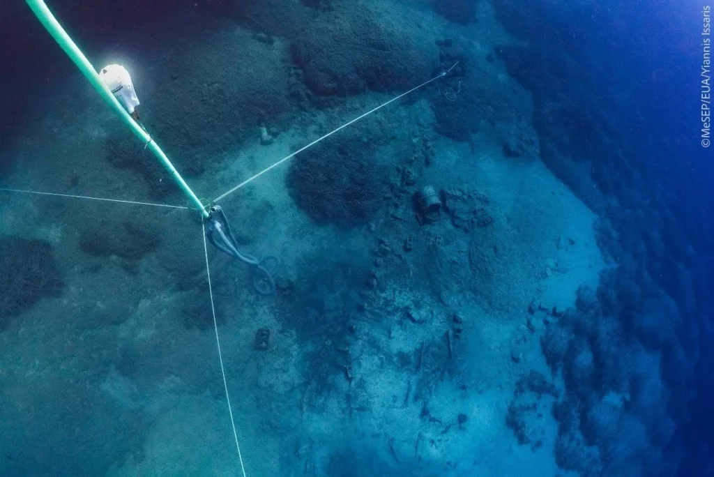 Divers’ shipwreck discovery links Lord Elgin to marbles 3 General view of the Mentor wreck-site (Ministry of Culture)