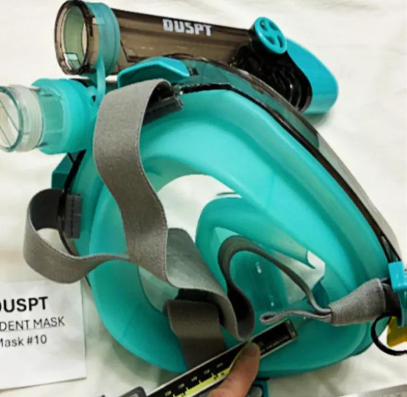 Not recommended: OUSPT full-face snorkel mask