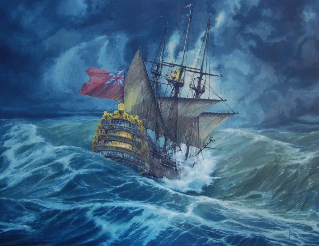 HMS Victory 1744's last voyage (Vaclav Killer)