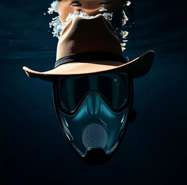 Wild West of full-face snorkel masks (Pixlr)
