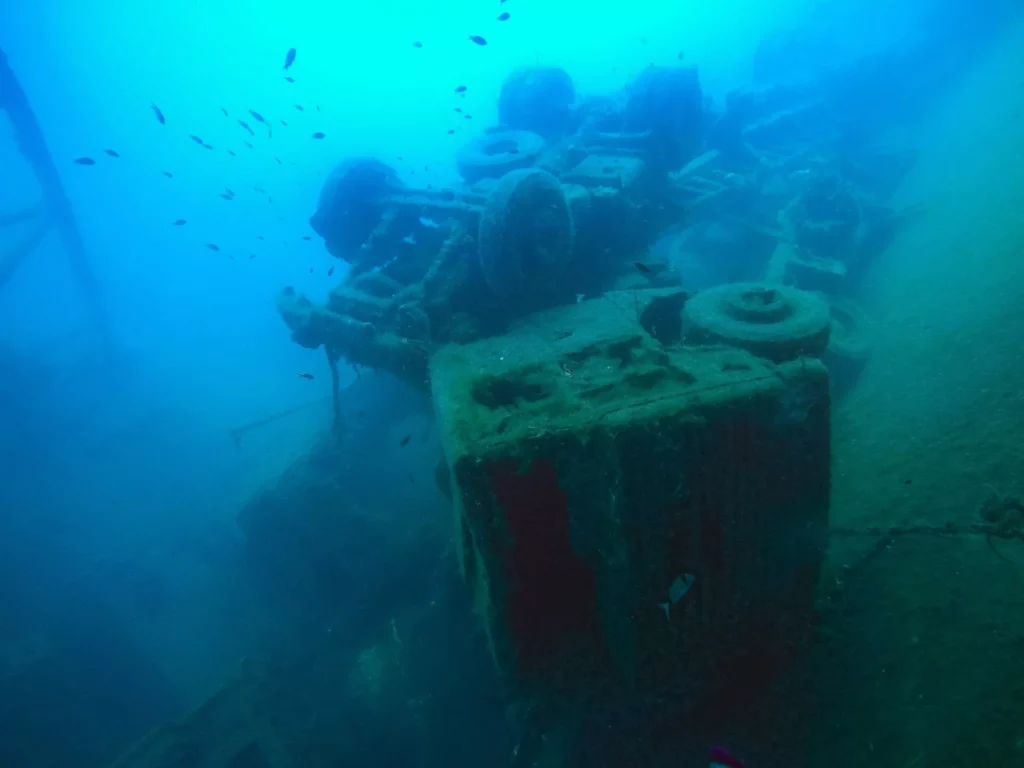 The Zenobia ferry wreck in Larnaca (Dronepicr)