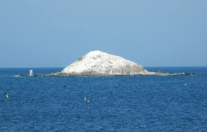 Japanese island of Bentenjima (Wakimasa)
