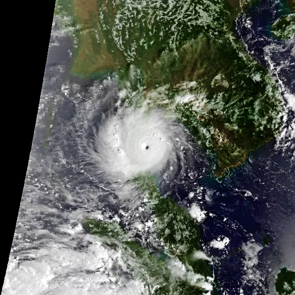 Gay at its initial peak intensity on 3 November (NOAA)