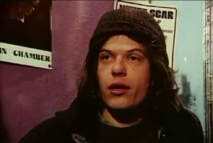 Geoff Yeadon in 1978, from the film The Underground Eiger (Yorkshire TV)