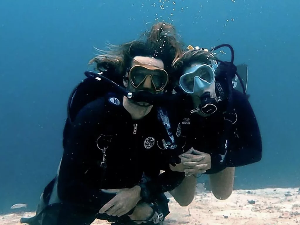 Diving with Harry Cottrell: The Rise of Gold Coast Dive Adventures 5 Harry Cottrell in scuba gear on a dive on the Gold Coast.