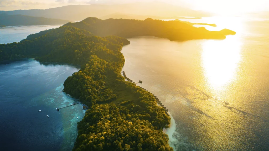 PP DJI 0016 Sunset Over Island