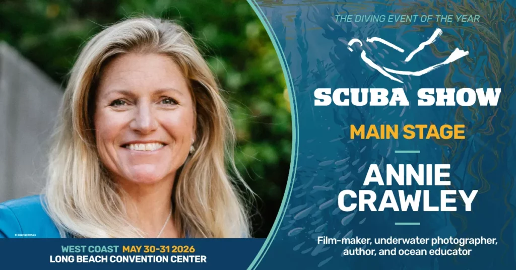 Star-studded Main Stage line-up for Long Beach Scuba Show 4 Ocean Annie
