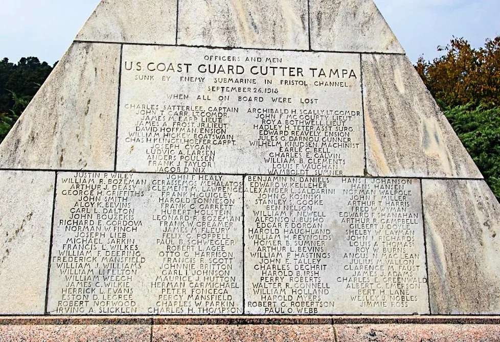USCG Memorial for the crew of the Tampa.