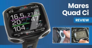 A Gear Test Extra feature banner for the Mares Quad Ci dive computer review.