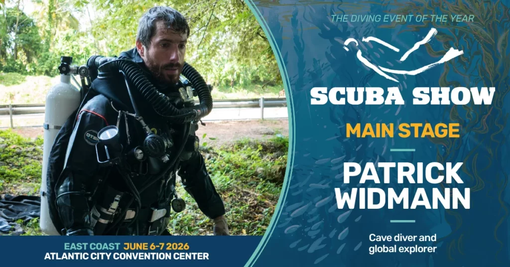 Shipwrecks, Hollywood, exploration and underwater living on Atlantic City Scuba Show Main Stage 2 Patrick Widmann