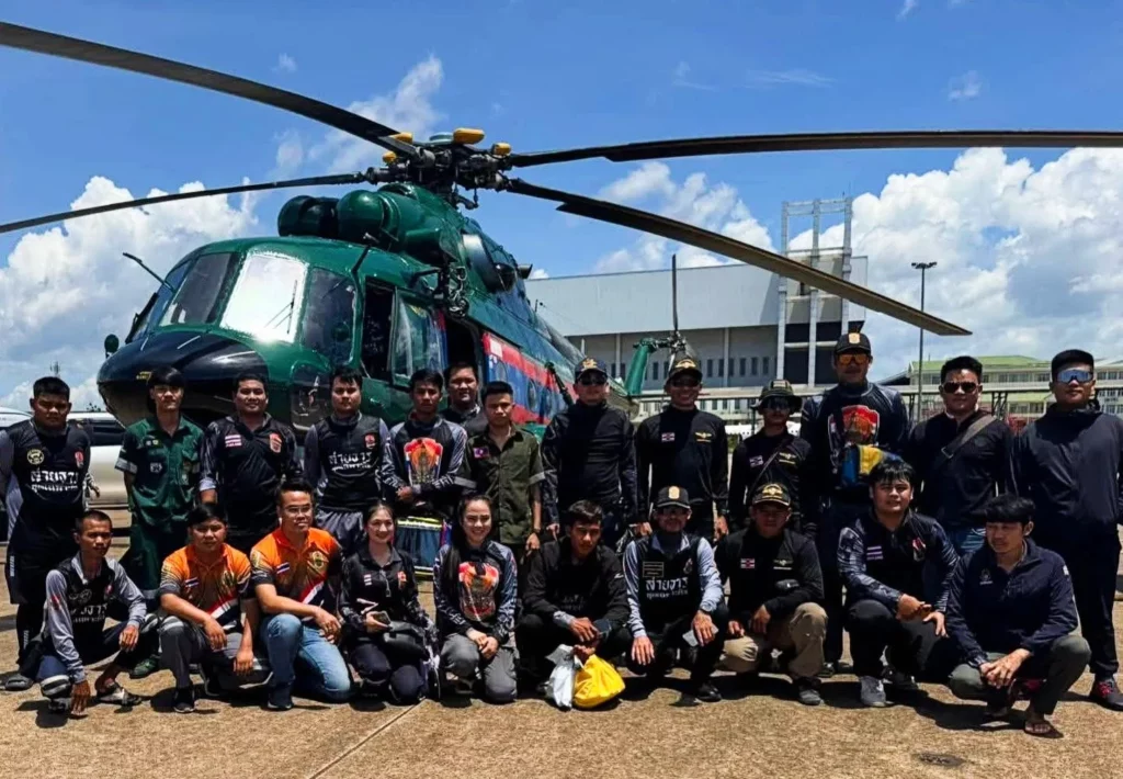 The  volunteer rescue team from Thailand