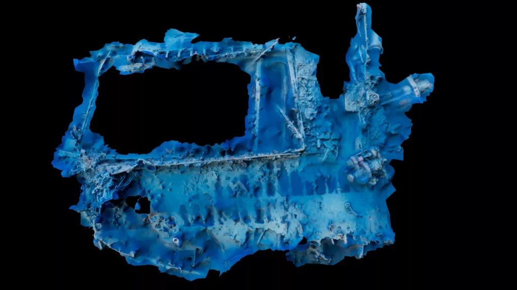 Photogrammetry of Hold 2 (Evan Kovacs, Marine Imaging Technologies, LLC)