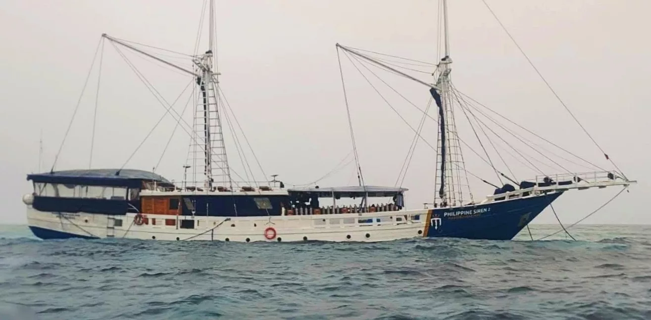 The grounded Philippine Siren (PCG)