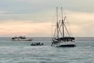 The rescue operation underway (PCG)