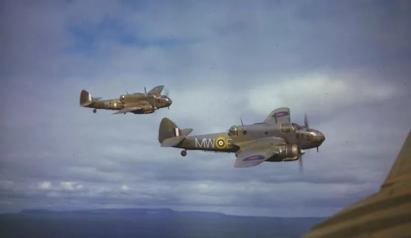 Bristol Beauforts in 1942 (Ministry of Information)
