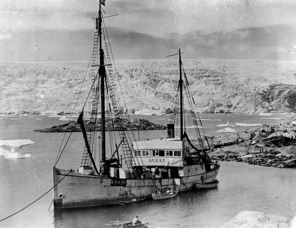 Alvin dives again: First Shackleton’s Quest imaging at 400m 5 Quest was purchased by Shackleton for a Canadian Arctic expedition that was later aborted, before working as a sealer off Newfoundland and Labrador (Courtesy of Alamy)