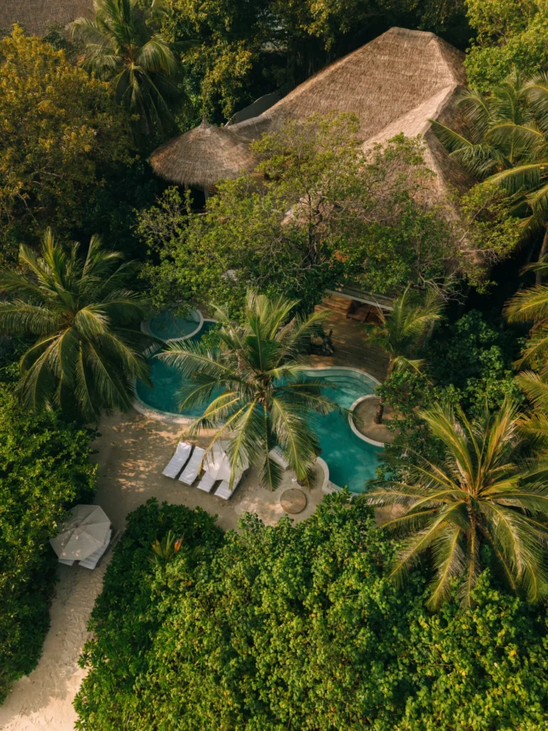 Soneva Fushi 4 Bedroom Villa 18 Aerial 1