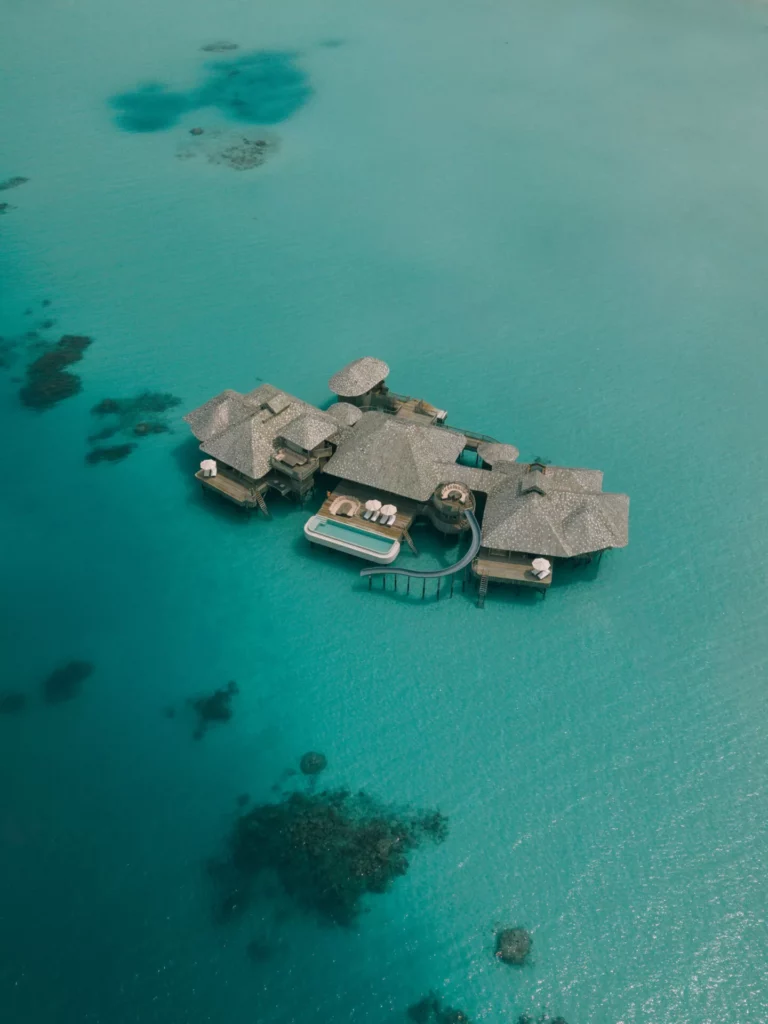 Soneva Secret 2 Bedroom Sea Loft Aerial 1