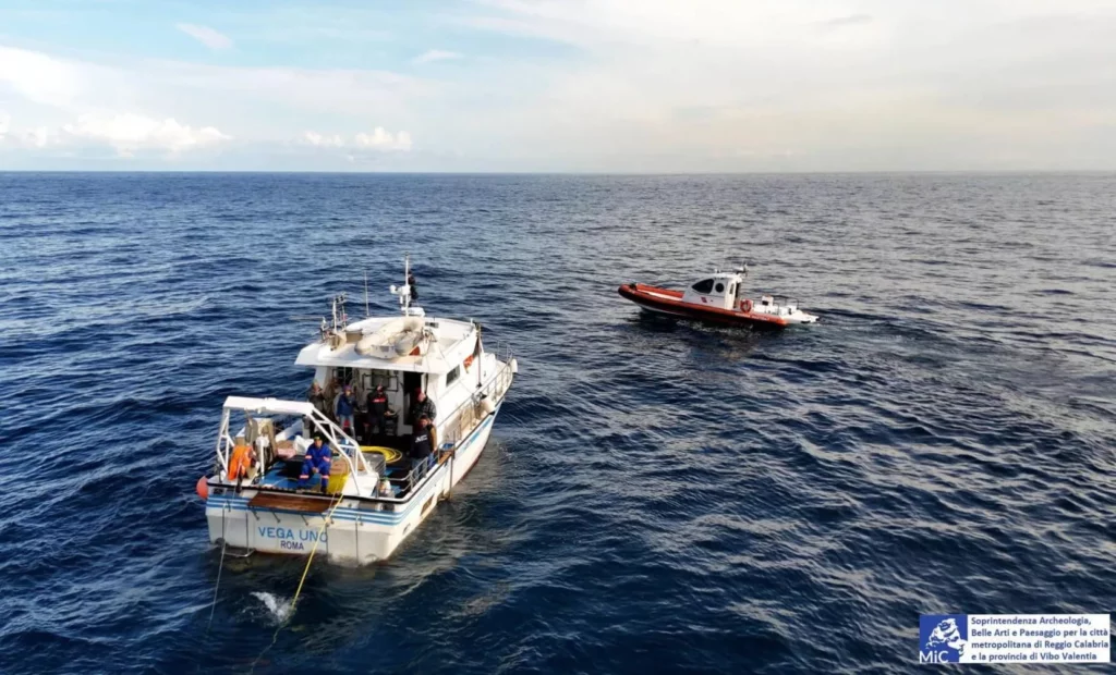 
Carrying out the seabed survey (Ministry of Culture / SABAP)