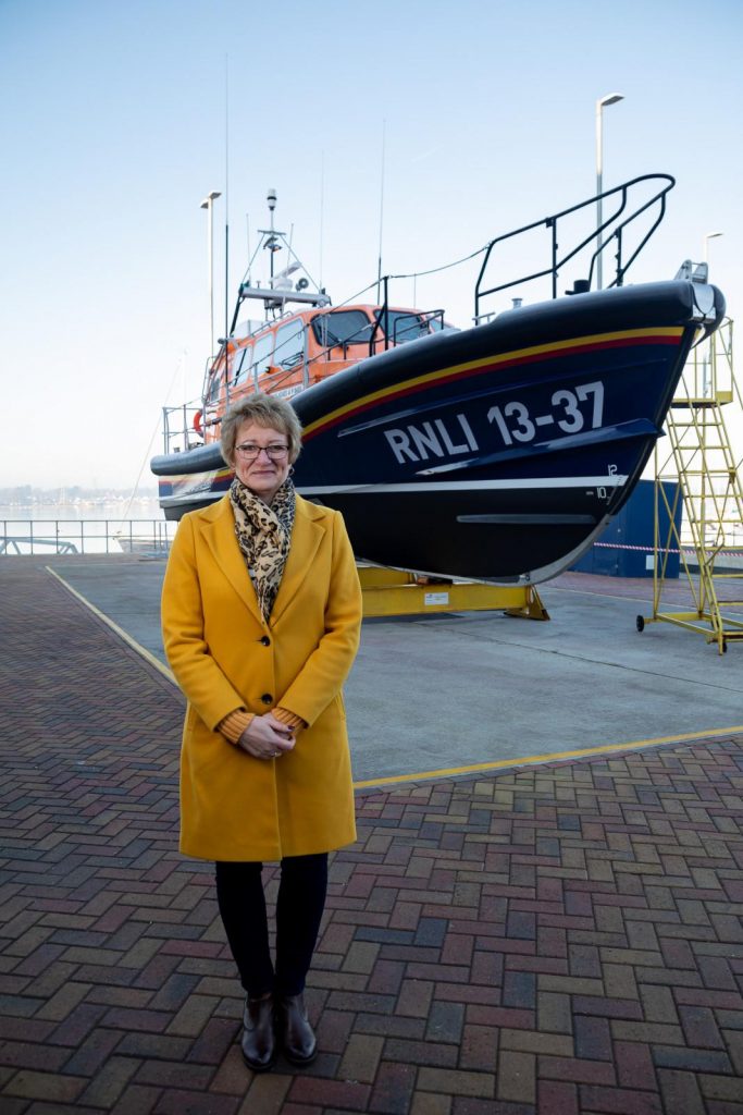 RNLI’s unique sea-going memorial rings in the new decade 4 RNLI supporter and fundraiser Sharon Mason