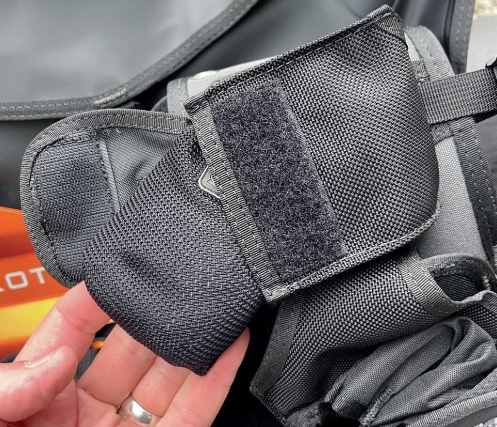 Ample Storage and Drop-Down Pockets