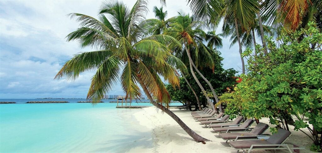 Idyllic shore scene