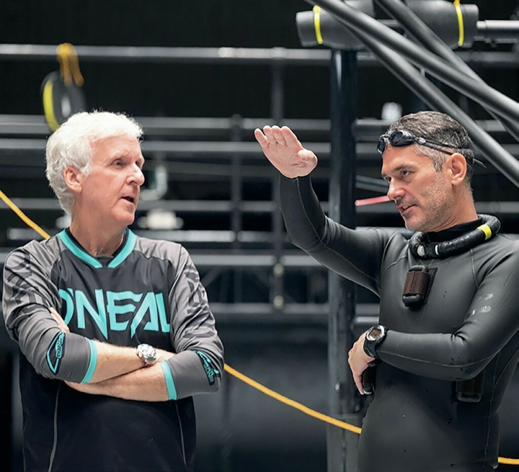 James Cameron talking to Kirk