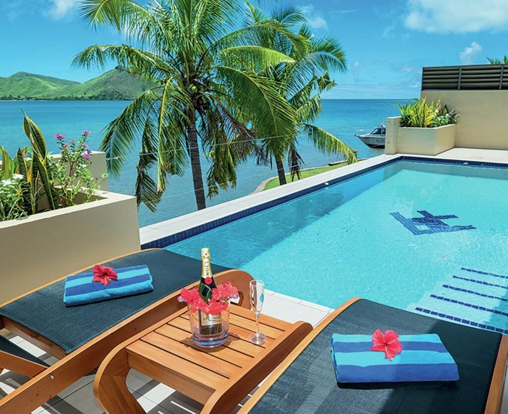 Exploring the Bligh Waters: The Soft Coral Capital of the World 12 Pool side of Volivoli Beach Resort
