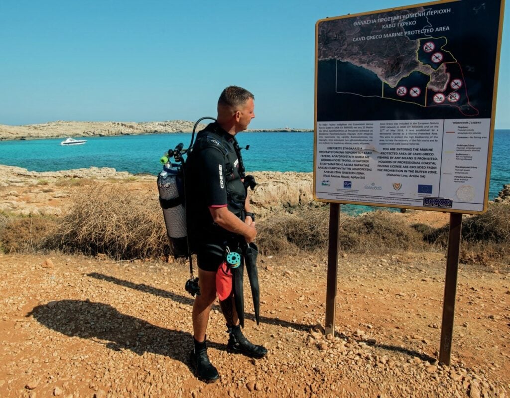 Matthias at Cape Greco National Park