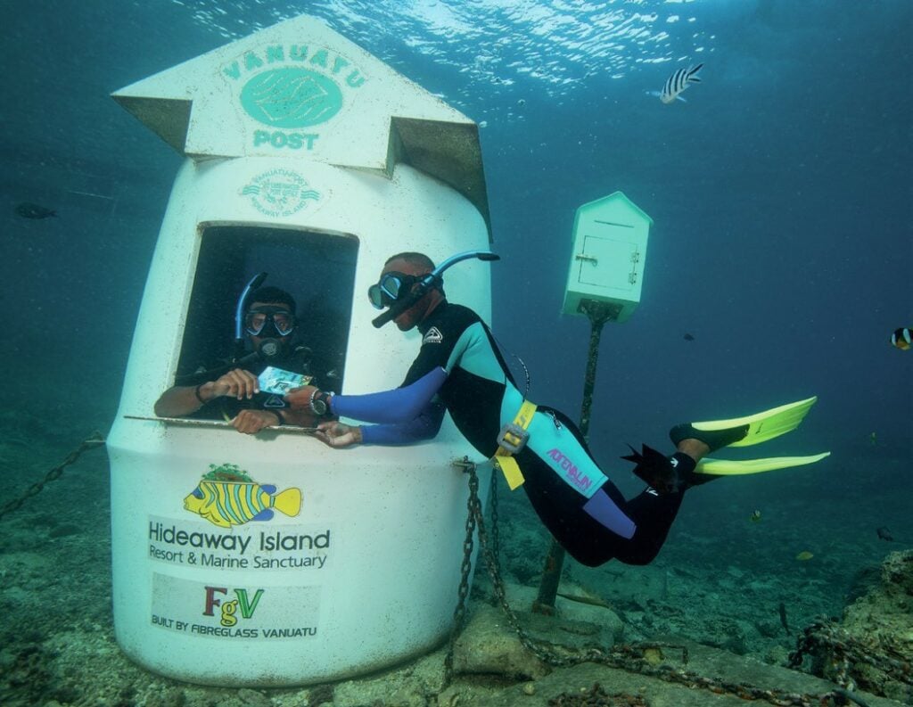 Send a postcard - from underwater
