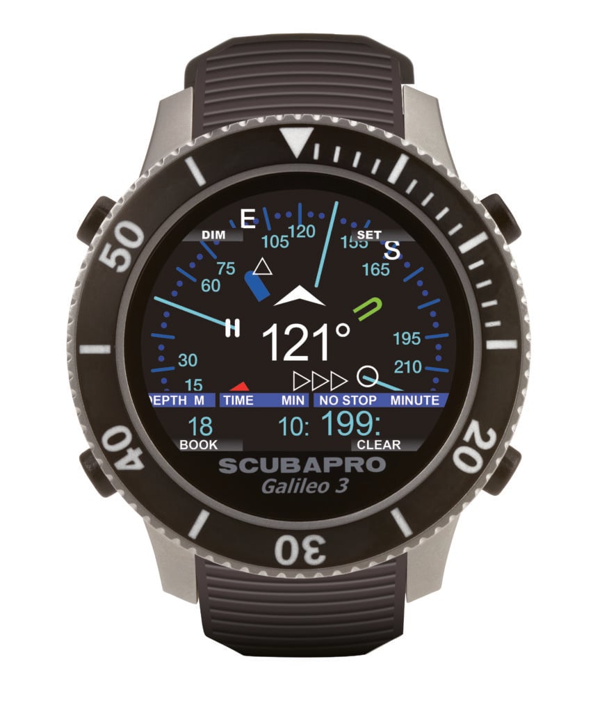The compass on the Galileo 3 is very user-friendly