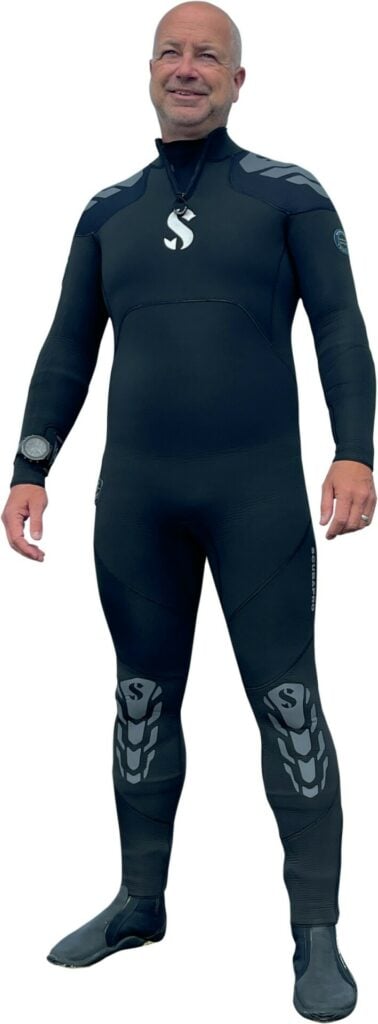 Mark Evans wearing Scubapro Everflex Yulex 5/4MM
