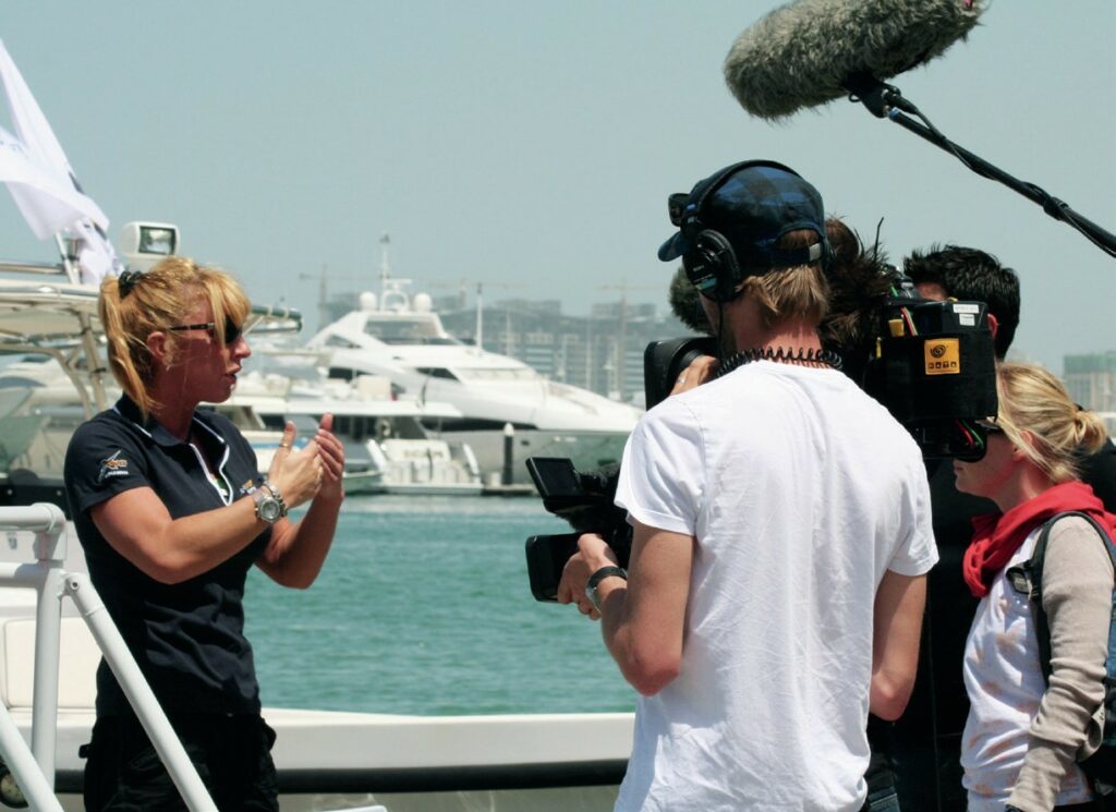 Scuba Diver Sarah Donohue Q & A: Diving, Stunts & Marine Conservation 9 Sarah has presented a number of TV programmes