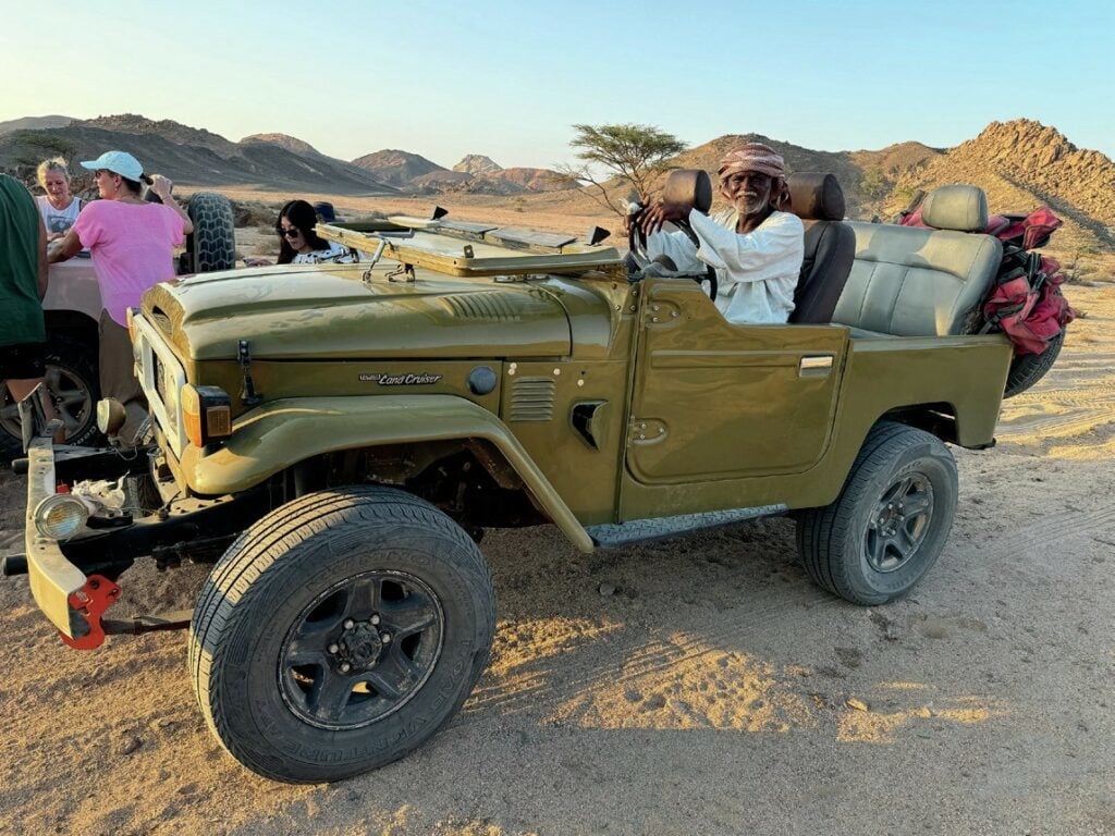 Desert safari excursion near Wadi Sabarah Red Sea dive resort in Marsa Alam, Egypt