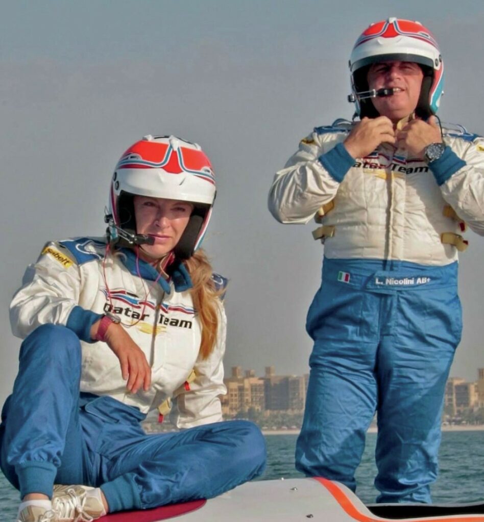 Scuba Diver Sarah Donohue Q & A: Diving, Stunts & Marine Conservation 6 Sarah in powerboat racer mode