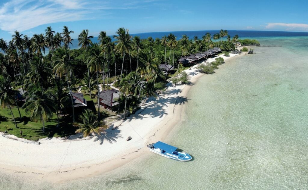Two Islands 70 Dive Sites And Choices For A Month-Part 2 1 Aerial view of the resort