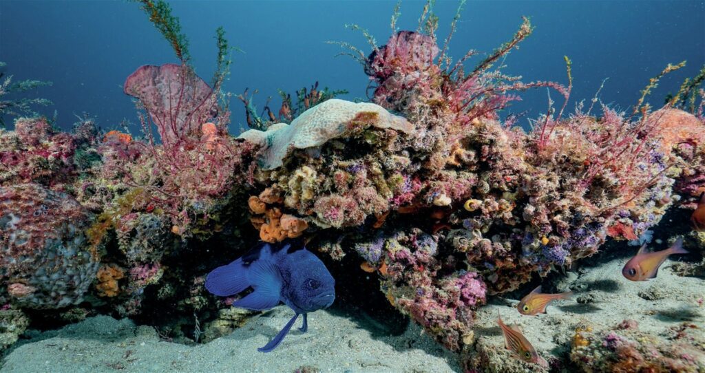 South Australia Dive Guide: Leafies, Jetties, Cuttlefish & Great Whites 8 Reef and blue devil