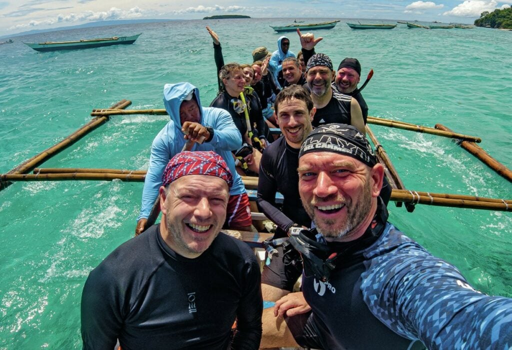 Richard and his hardy group