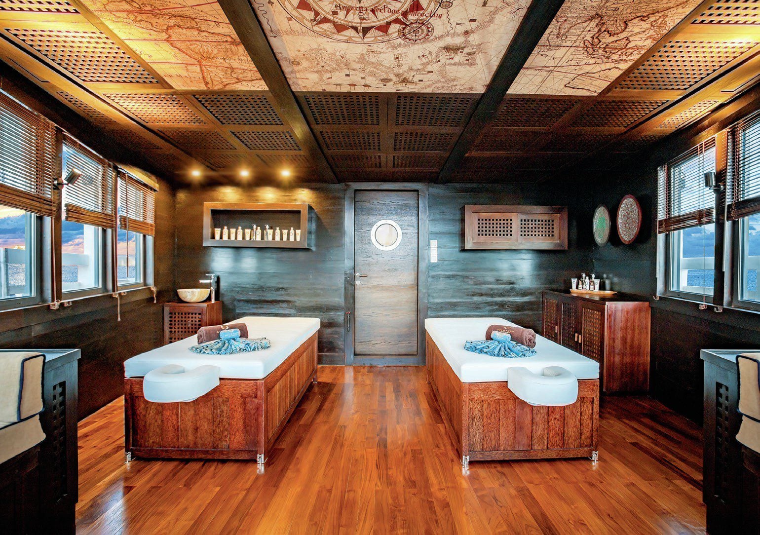 The vessel itself is a traditional Indonesian-style wooden vessel but built to the highest standards possible