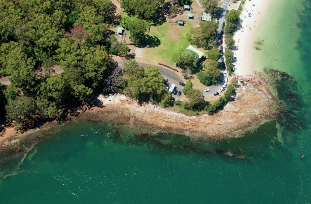 Ariel shot of Fly Point
